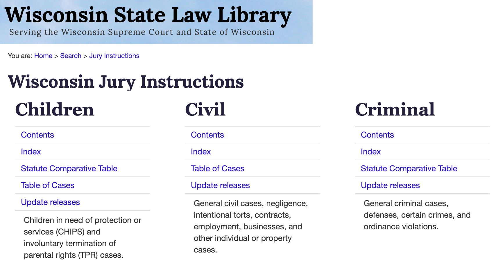 WI Jury Instructions Now Freely Available Online to All Wisblawg UW