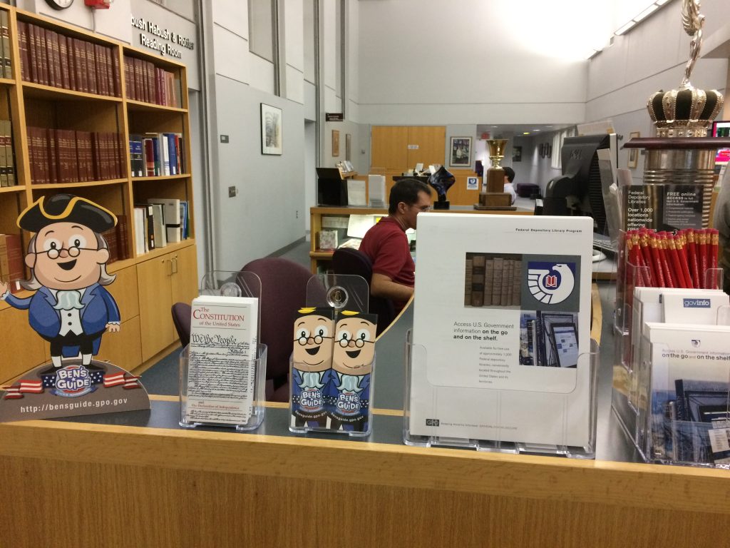 Gov Docs display