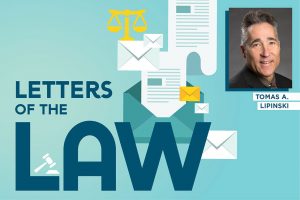 American Libraries Letters of the Law logo